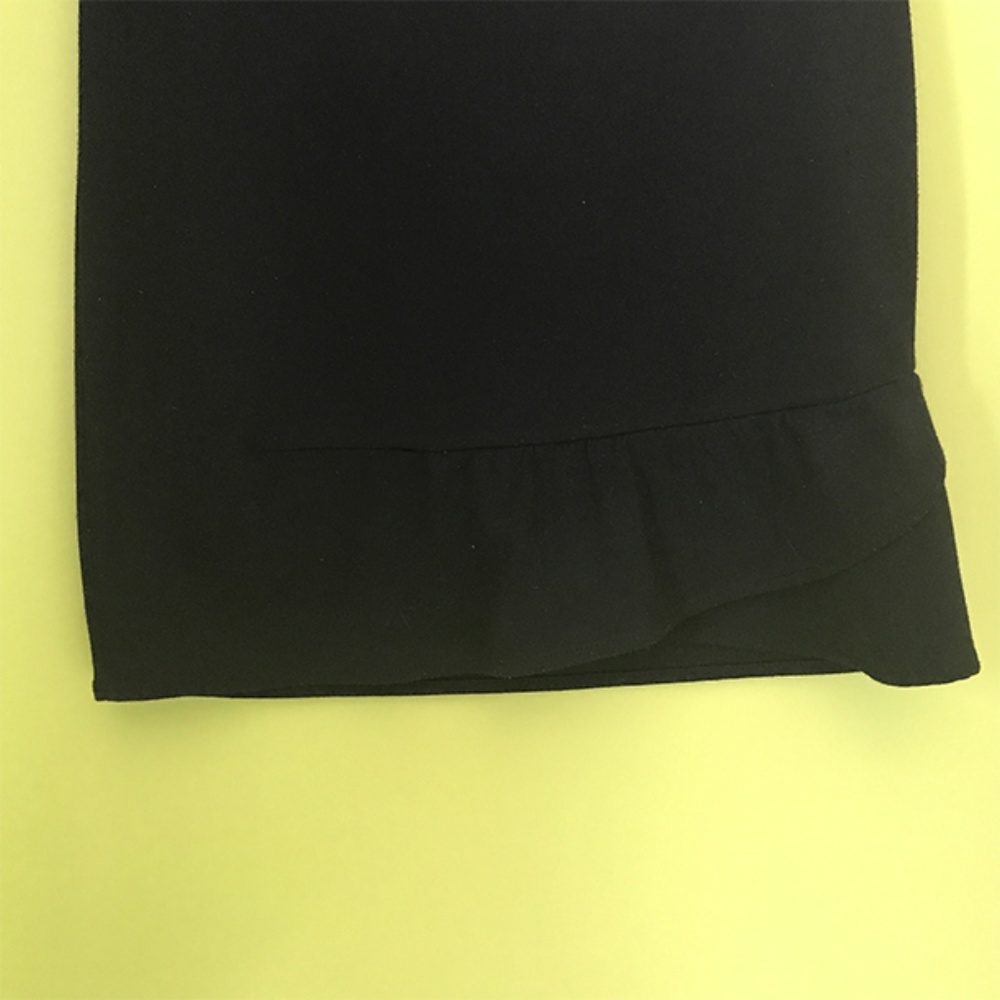 The Limited Career Flare Hem Layer Black Skirt 4 - Picture 3 of 7